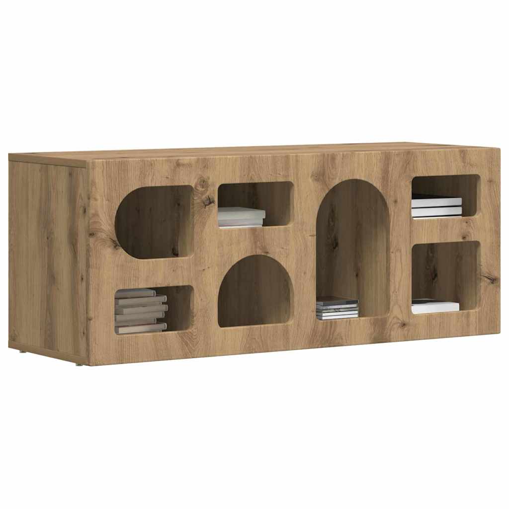 Mobile TV Rovere artigianale 100 x 35 x 40 cm Legno multistrato