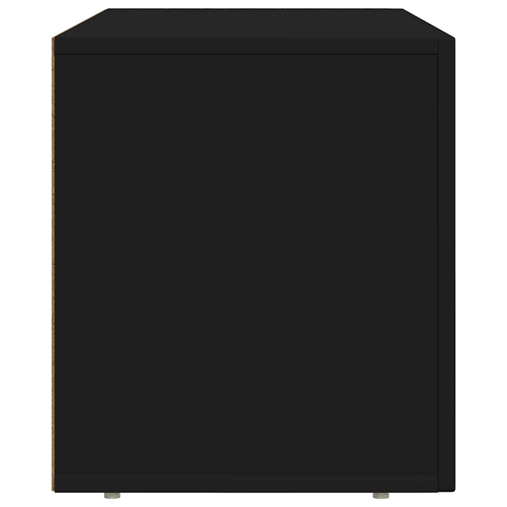 Mobile TV Nero 80 x 35 x 40 cm Legno multistrato