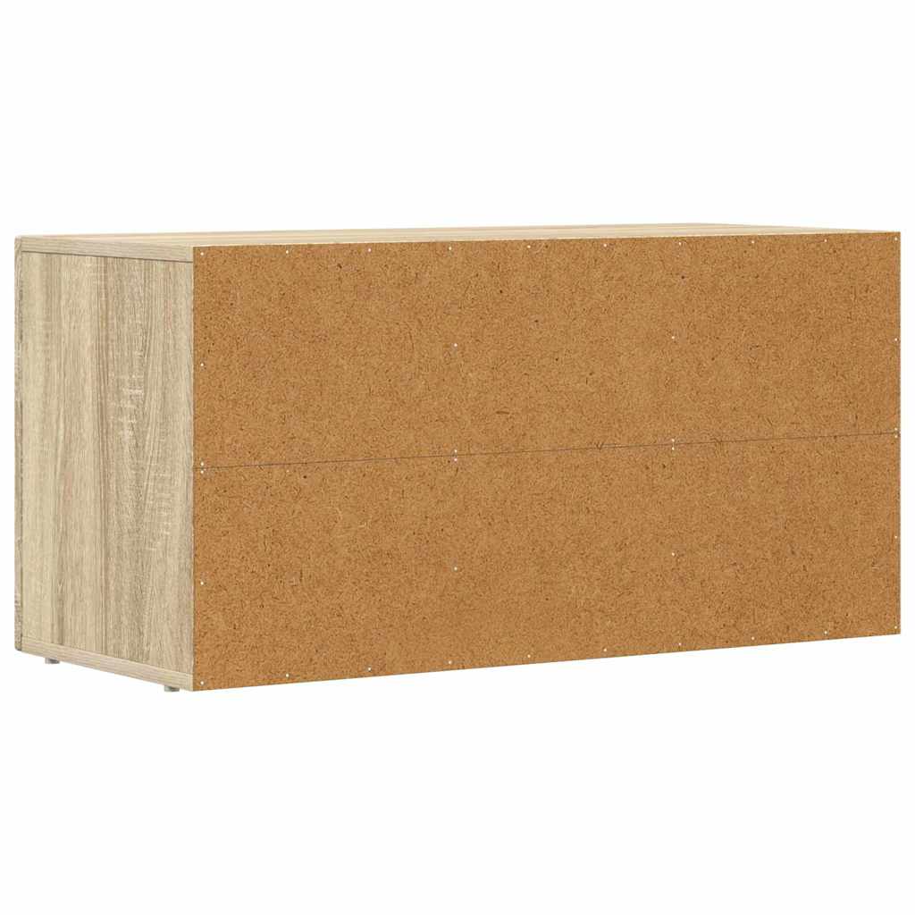 Mobile TV Rovere Sonoma 80 x 35 x 40 cm Legno multistrato