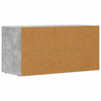 Mobile TV Grigio cemento 80 x 35 x 40 cm Legno multistrato