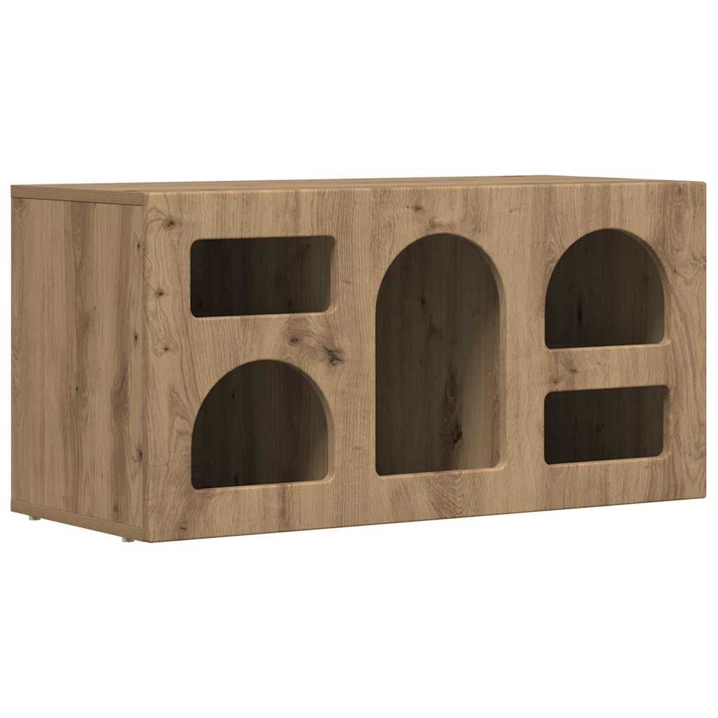 Mobile TV Rovere artigianale 80 x 35 x 40 cm Legno multistrato