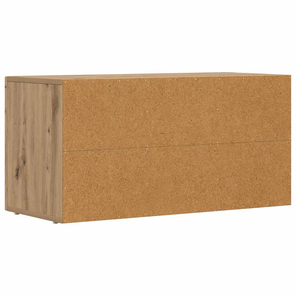 Mobile TV Rovere artigianale 80 x 35 x 40 cm Legno multistrato