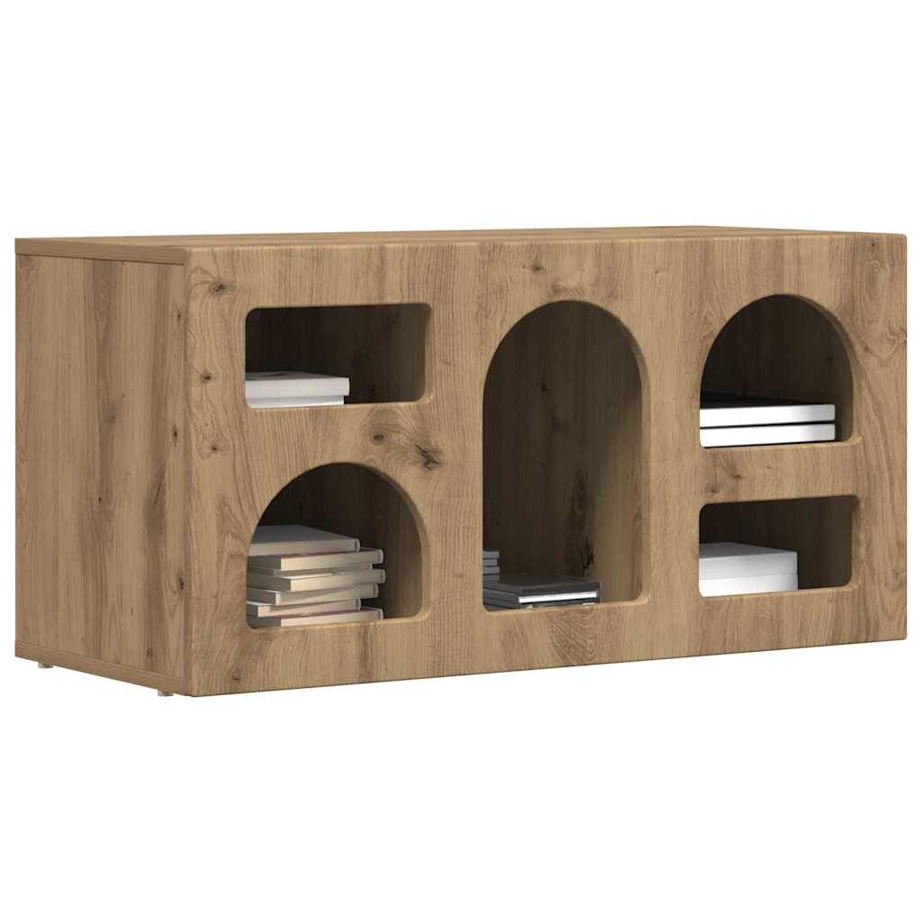 Mobile TV Rovere artigianale 80 x 35 x 40 cm Legno multistrato
