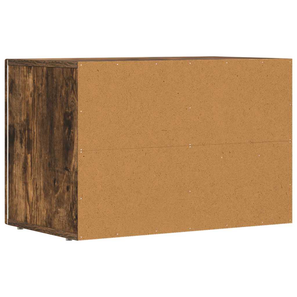 Mobile TV Rovere fumé 60 x 35 x 40 cm Legno multistrato