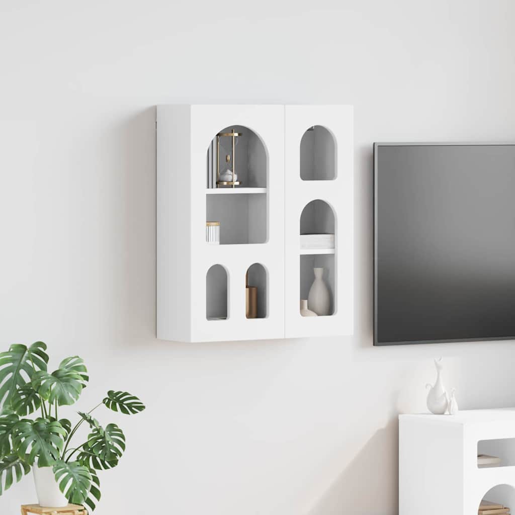 Armadio pensile Bianco 59 x 20 x 71.5 cm Legno multistrato