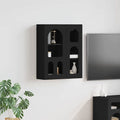 Armadio pensile Nero 59 x 20 x 71.5 cm Legno multistrato