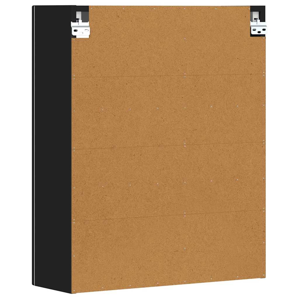Armadio pensile Nero 59 x 20 x 71.5 cm Legno multistrato