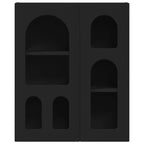 Armadio pensile Nero 59 x 20 x 71.5 cm Legno multistrato