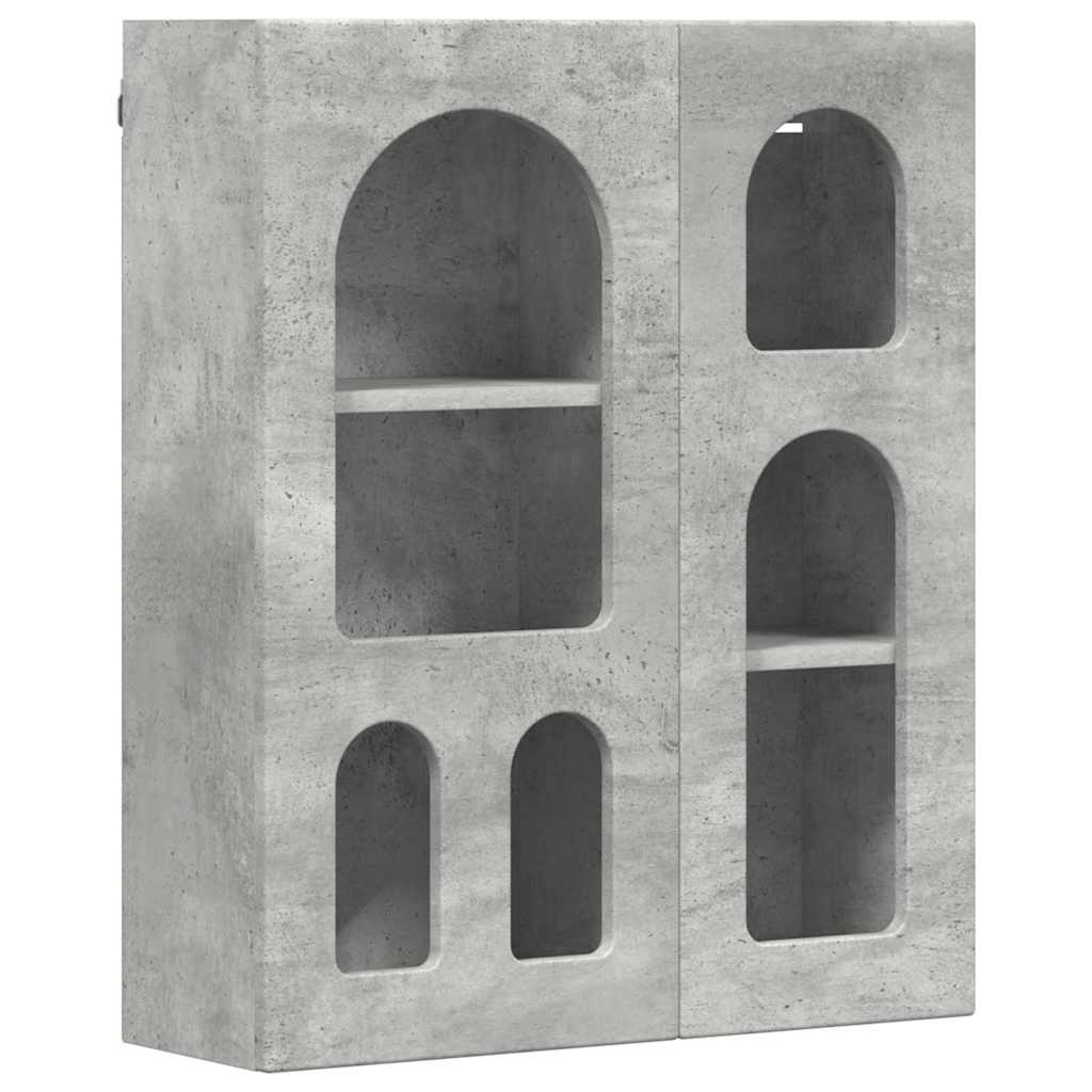 Armadio pensile Grigio cemento 59 x 20 x 71.5 cm