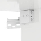Armadio pensile con lo scaffale Bianco Lucido 59 x 20 x 71.5 cm