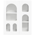 Armadio pensile con lo scaffale Bianco Lucido 59 x 20 x 71.5 cm