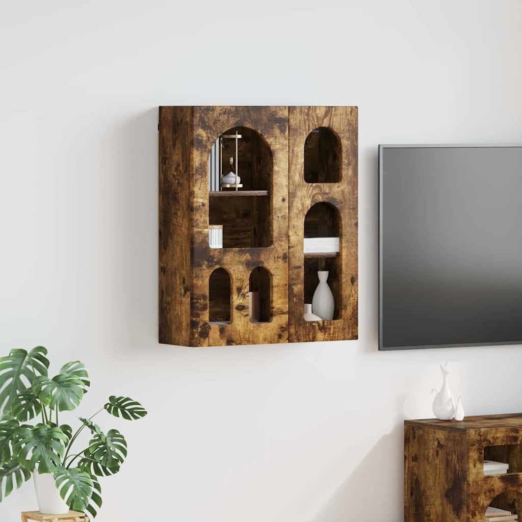 Armadio pensile Rovere fumé 59 x 20 x 71.5 cm Legno multistrato