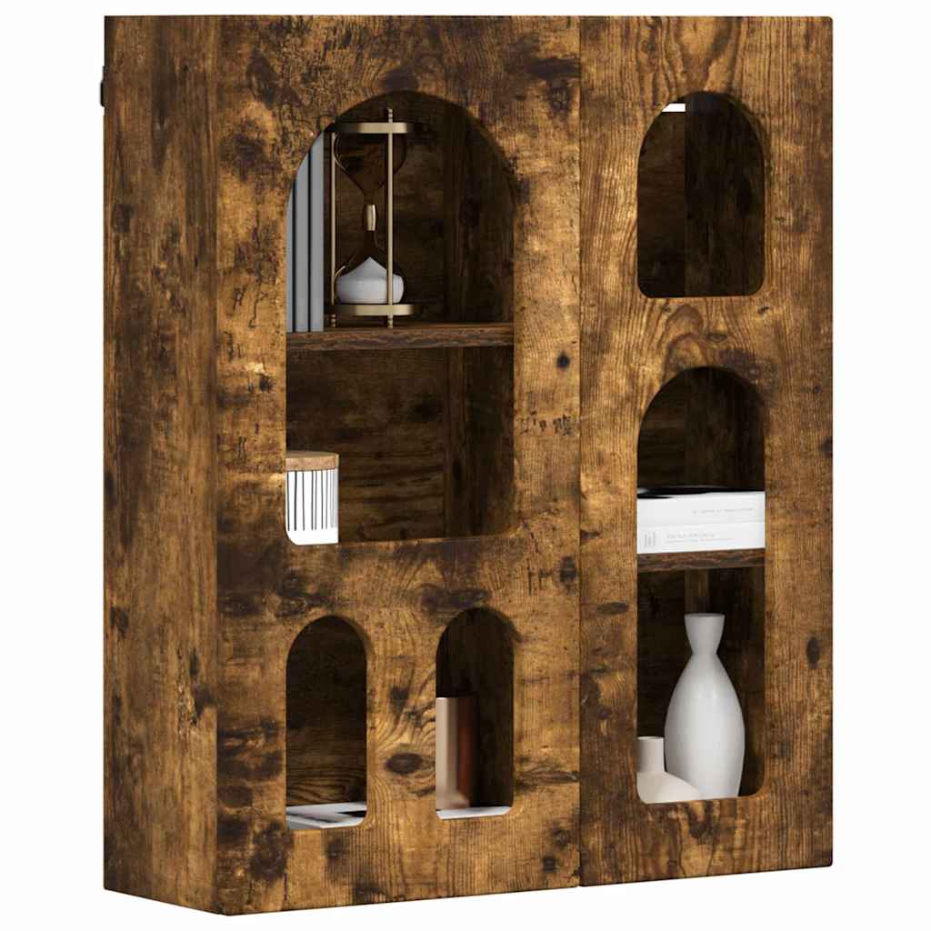 Armadio pensile Rovere fumé 59 x 20 x 71.5 cm Legno multistrato