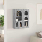 Armadio pensile con lo scaffale Grigio Sonoma 59 x 20 x 71.5 cm