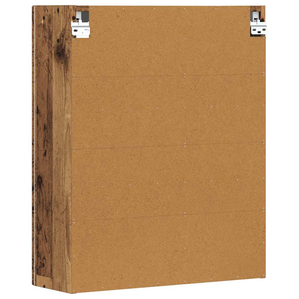 Armadio pensile con lo scaffale Legno vecchio 59 x 20 x 71.5 cm