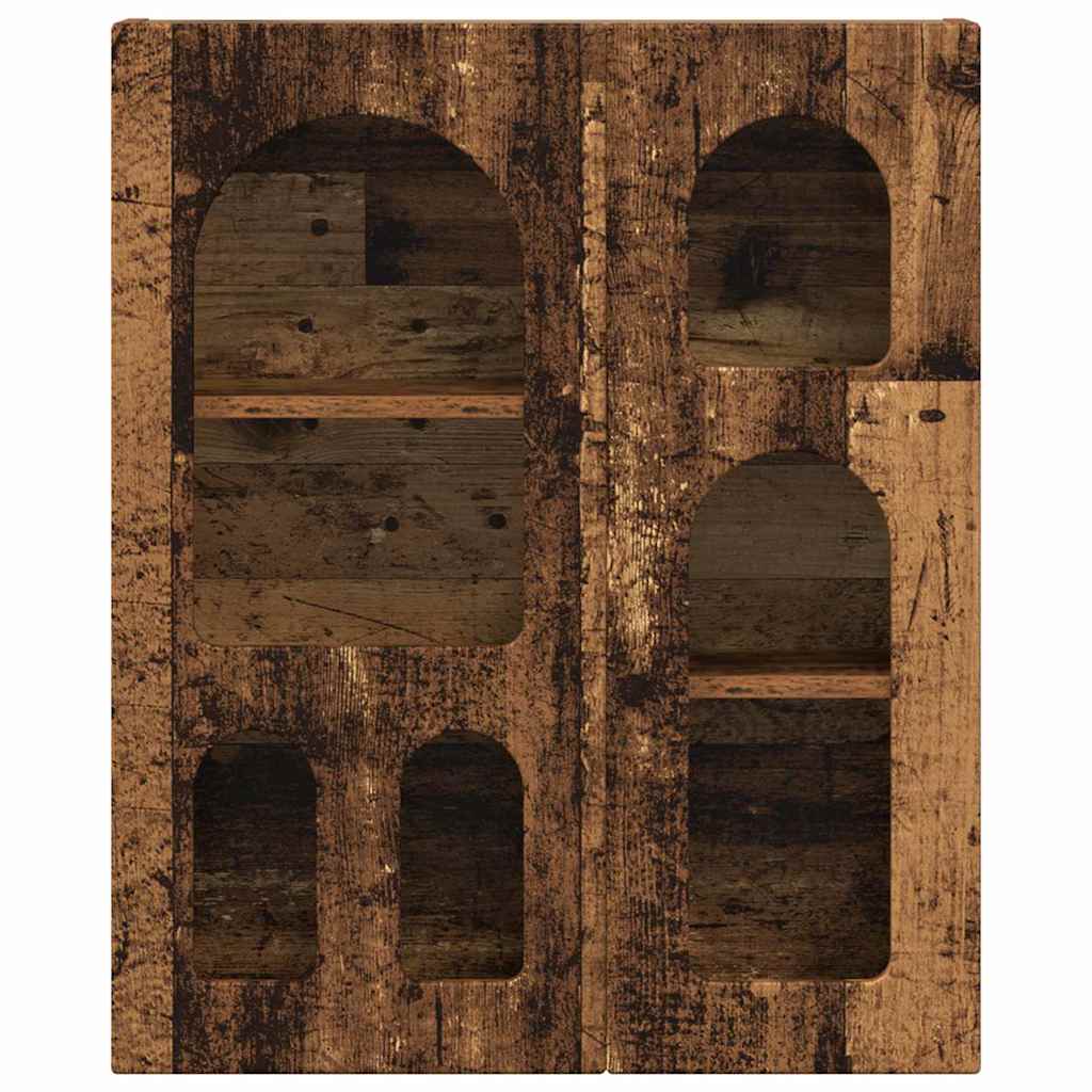 Armadio pensile con lo scaffale Legno vecchio 59 x 20 x 71.5 cm