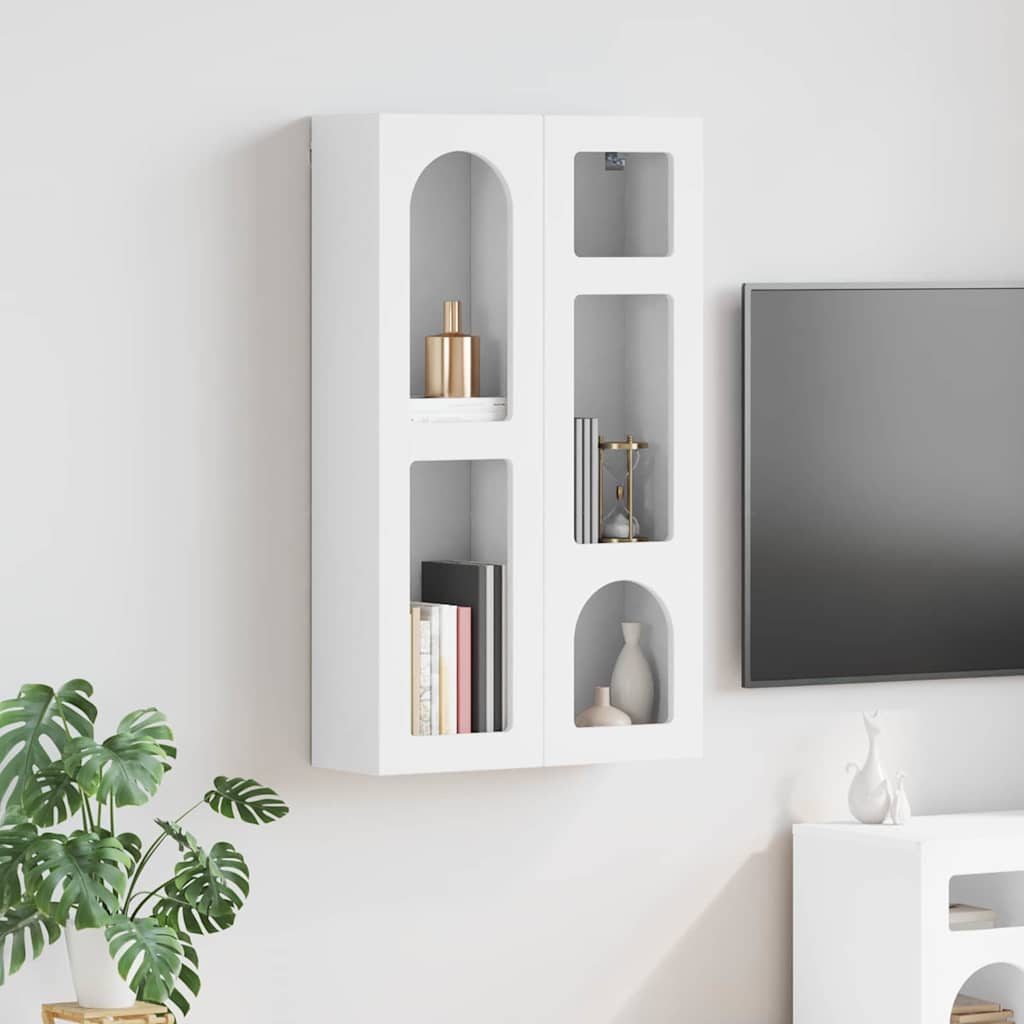 Armadio pensile Bianco 59 x 20 x 100 cm Legno multistrato