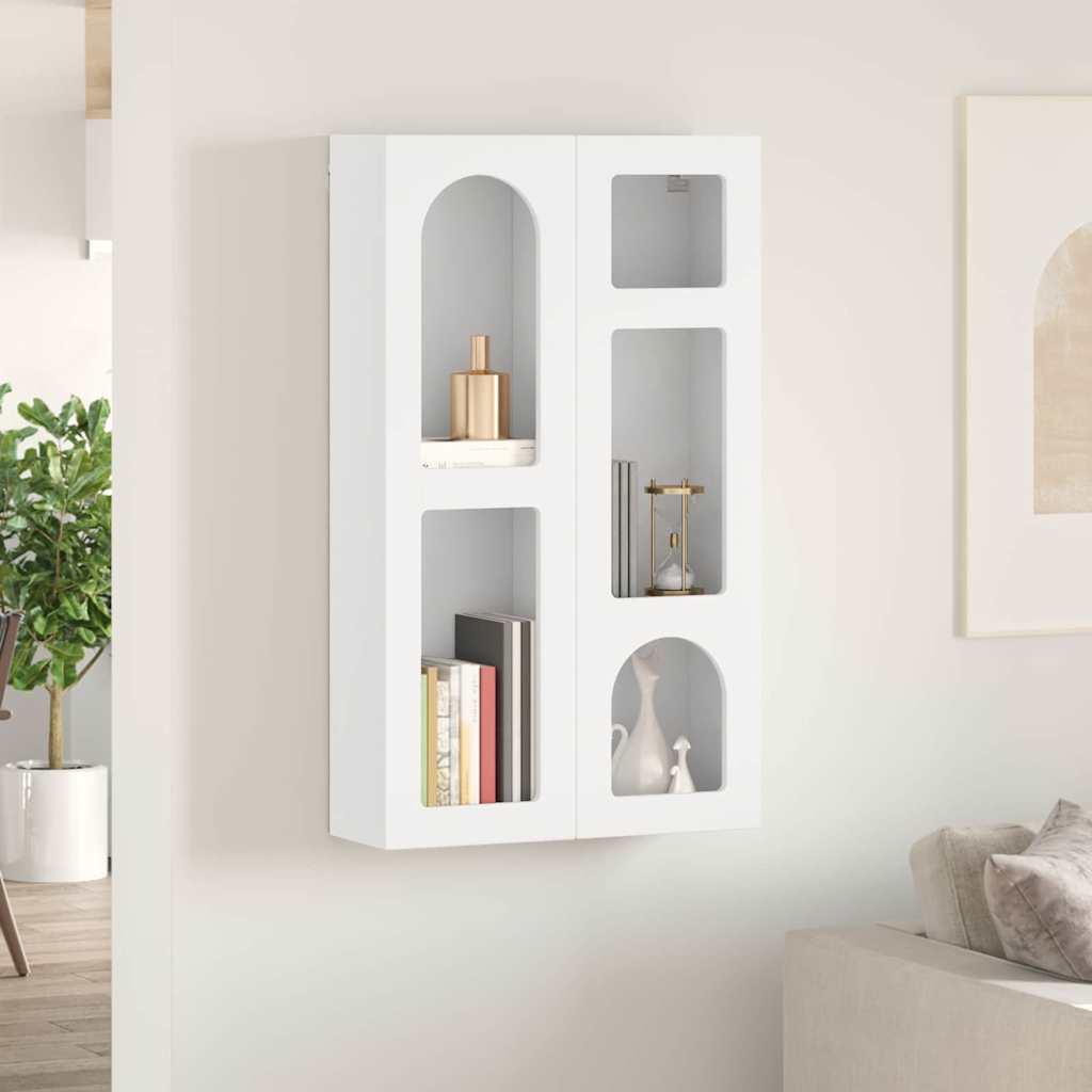 Armadio pensile Bianco 59 x 20 x 100 cm Legno multistrato