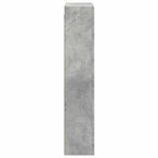 Armadio pensile con lo scaffale Grigio cemento 59 x 20 x 100 cm