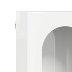 Armadio pensile con lo scaffale Bianco Lucido 59 x 20 x 100 cm