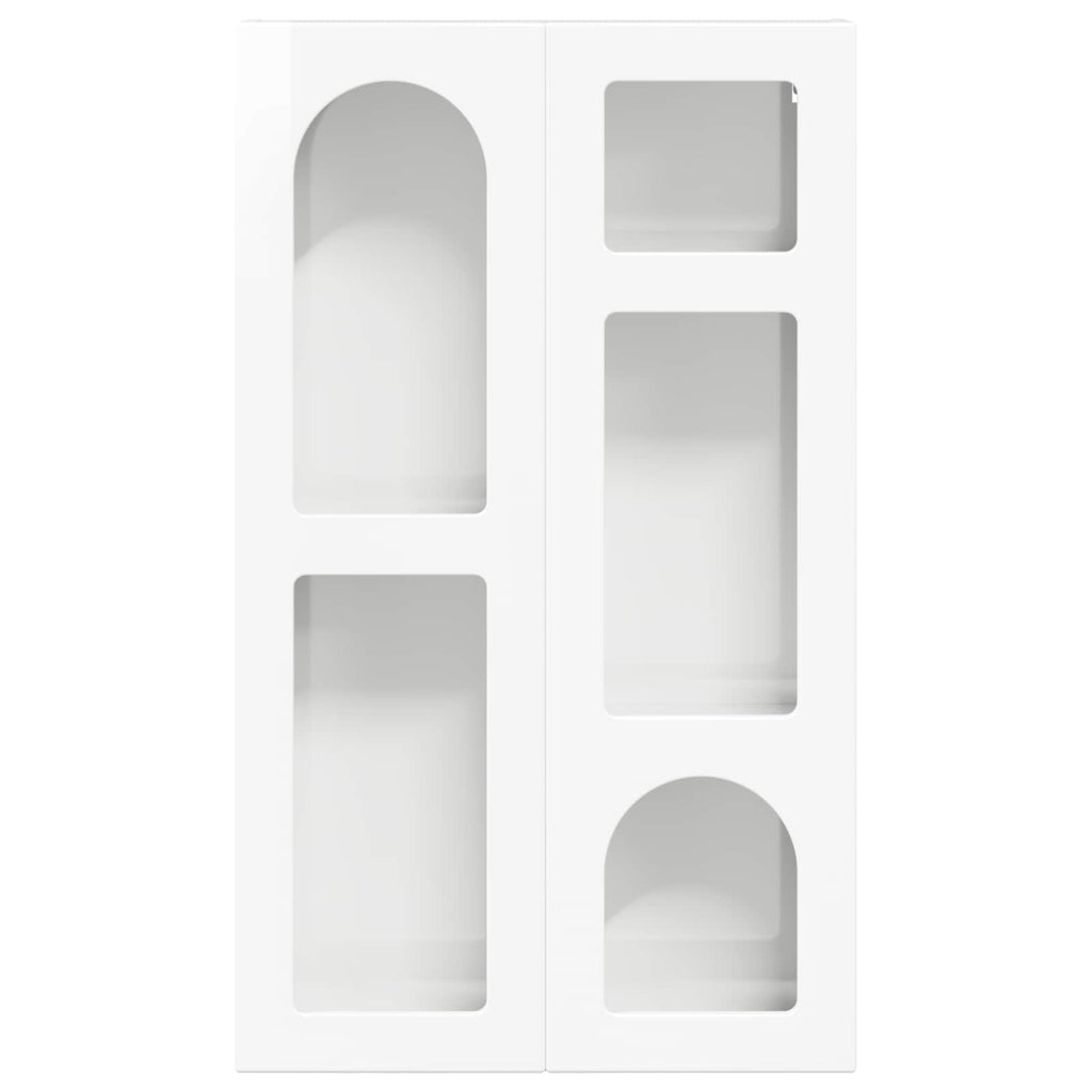 Armadio pensile con lo scaffale Bianco Lucido 59 x 20 x 100 cm