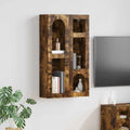 Armadio pensile Rovere fumé 59 x 20 x 100 cm Legno multistrato