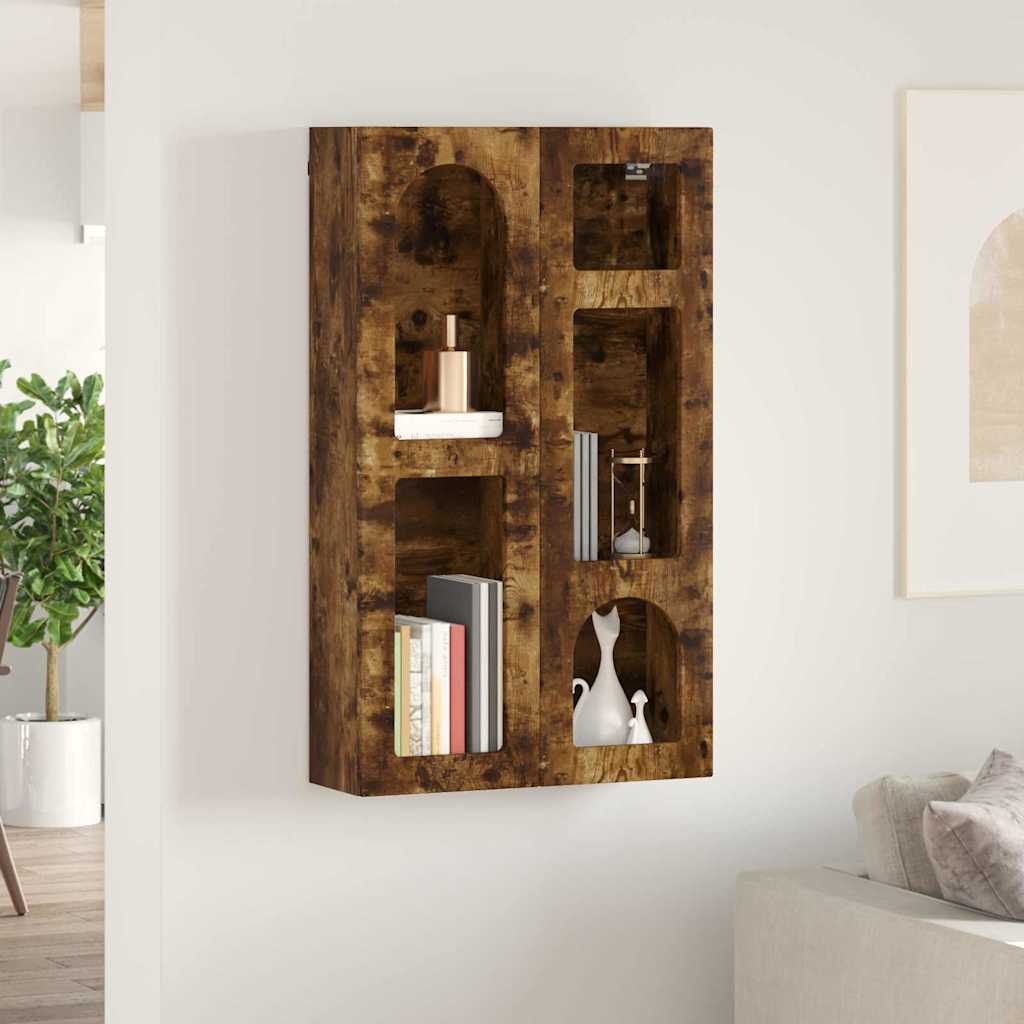 Armadio pensile Rovere fumé 59 x 20 x 100 cm Legno multistrato