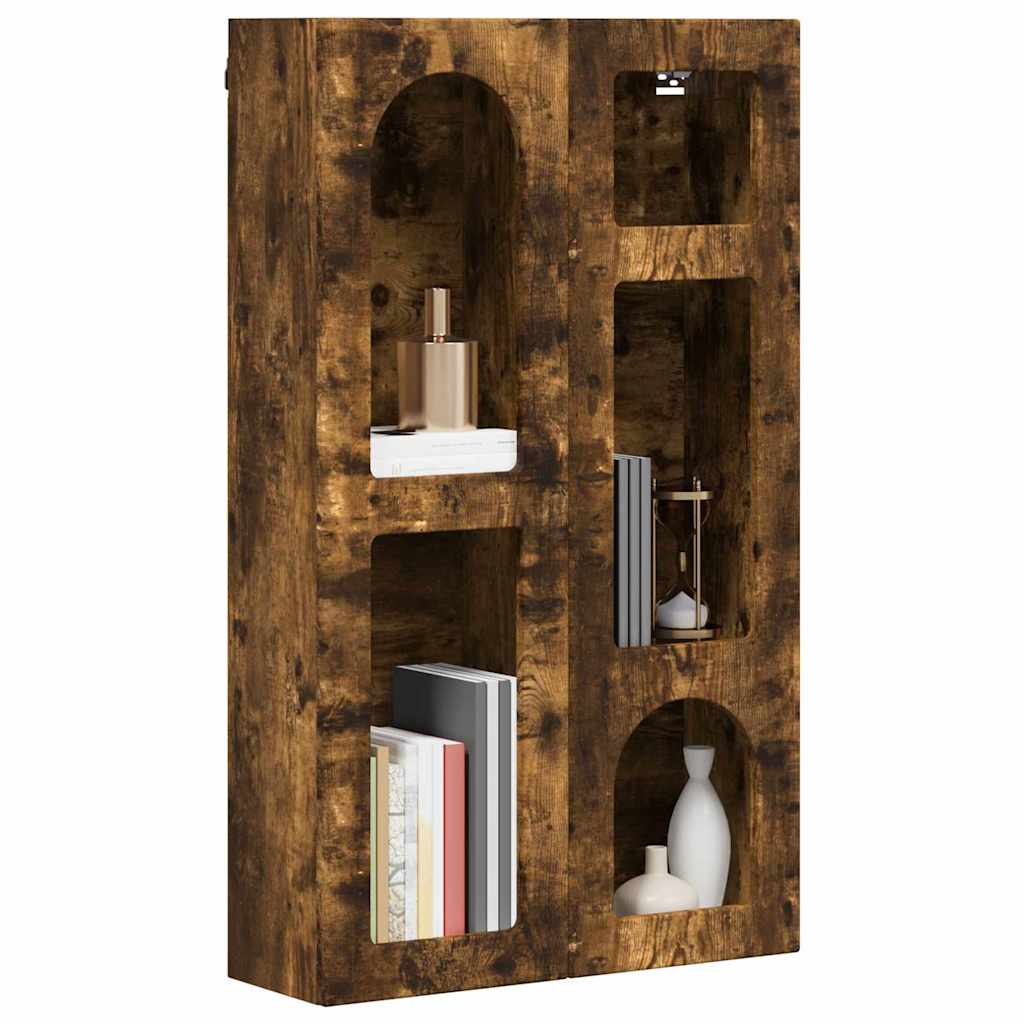 Armadio pensile Rovere fumé 59 x 20 x 100 cm Legno multistrato