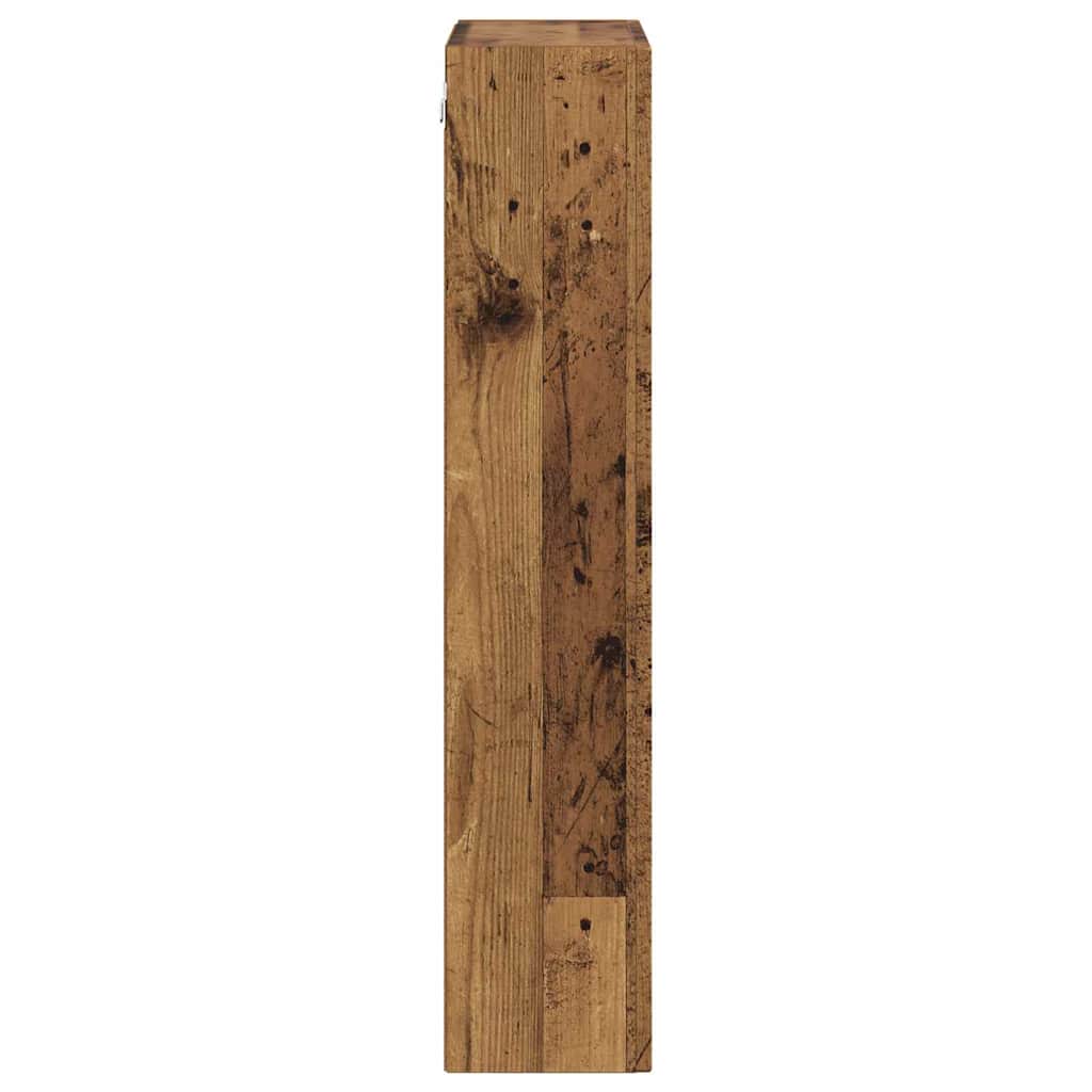 Armadio pensile con lo scaffale Legno vecchio 59 x 20 x 100 cm