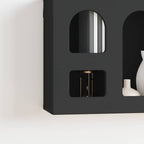 Armadio pensile Nero 60 x 20 x 40 cm Legno multistrato