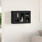 Armadio pensile Nero 60 x 20 x 40 cm Legno multistrato