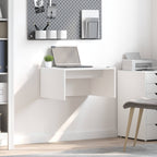 Scrivania a parete Bianco 60 x 45 x 30 cm Legno multistrato