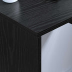 Scrivania a parete Rovere Nero 60 x 45 x 30 cm