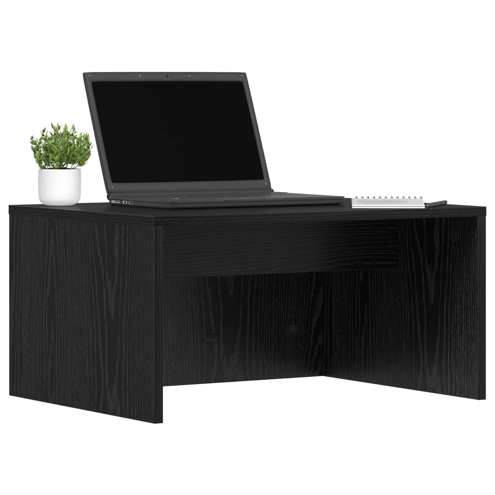 Scrivania a parete Rovere Nero 60 x 45 x 30 cm