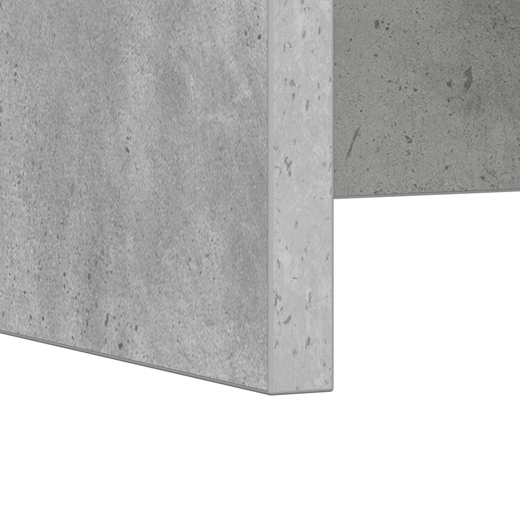 Scrivania a parete Grigio cemento 60 x 45 x 30 cm