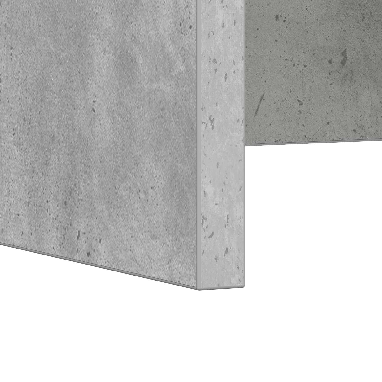Scrivania a parete Grigio cemento 60 x 45 x 30 cm