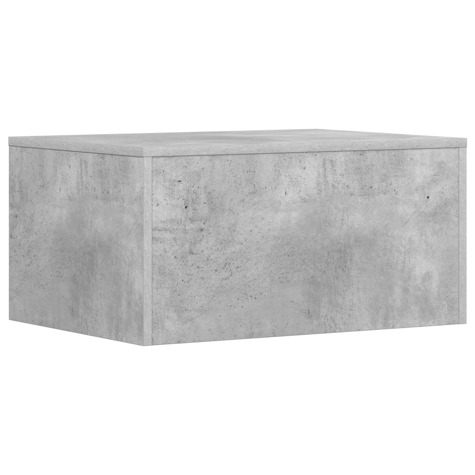 Scrivania a parete Grigio cemento 60 x 45 x 30 cm