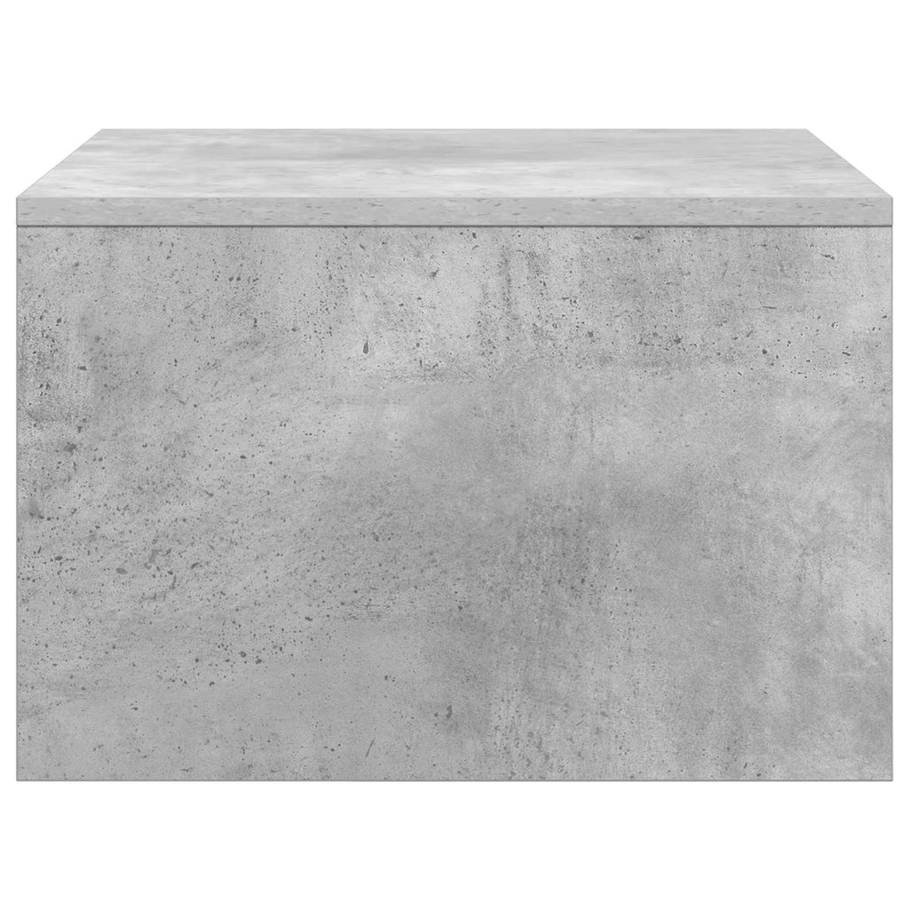 Scrivania a parete Grigio cemento 60 x 45 x 30 cm