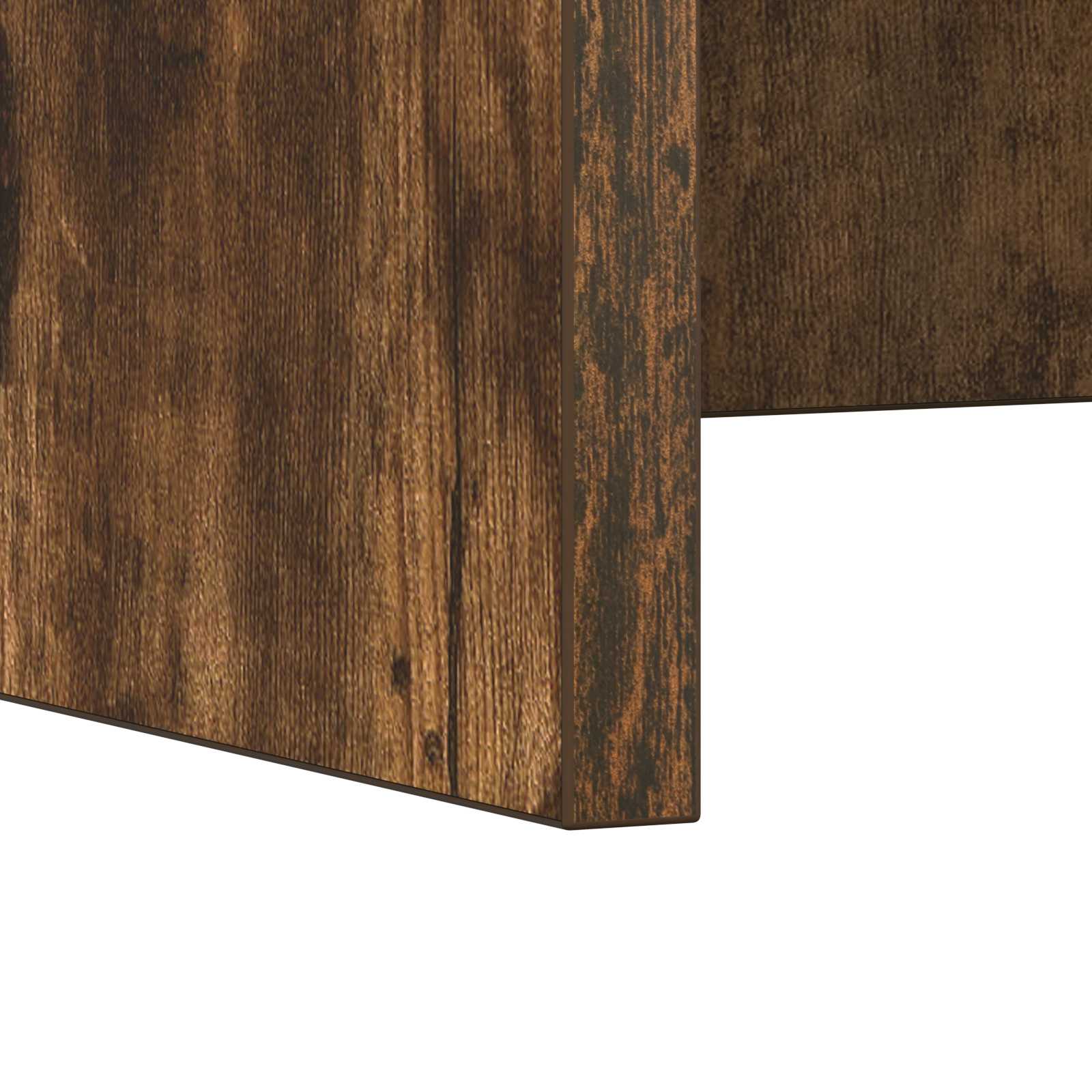 Scrivania a parete Rovere fumé 60 x 45 x 30 cm