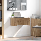 Scrivania a parete Rovere artigianale 60 x 45 x 30 cm