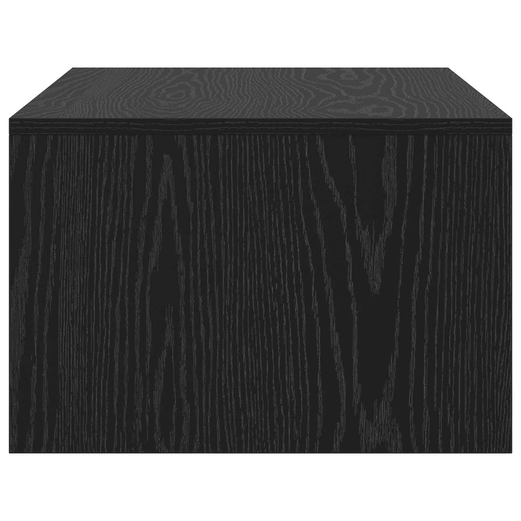 Scrivania a parete Rovere Nero 80 x 45 x 30 cm