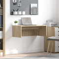 Scrivania a parete Rovere Sonoma 80 x 45 x 30 cm