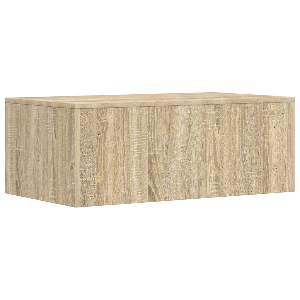 Scrivania a parete Rovere Sonoma 80 x 45 x 30 cm