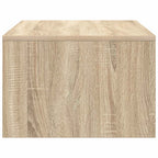Scrivania a parete Rovere Sonoma 80 x 45 x 30 cm