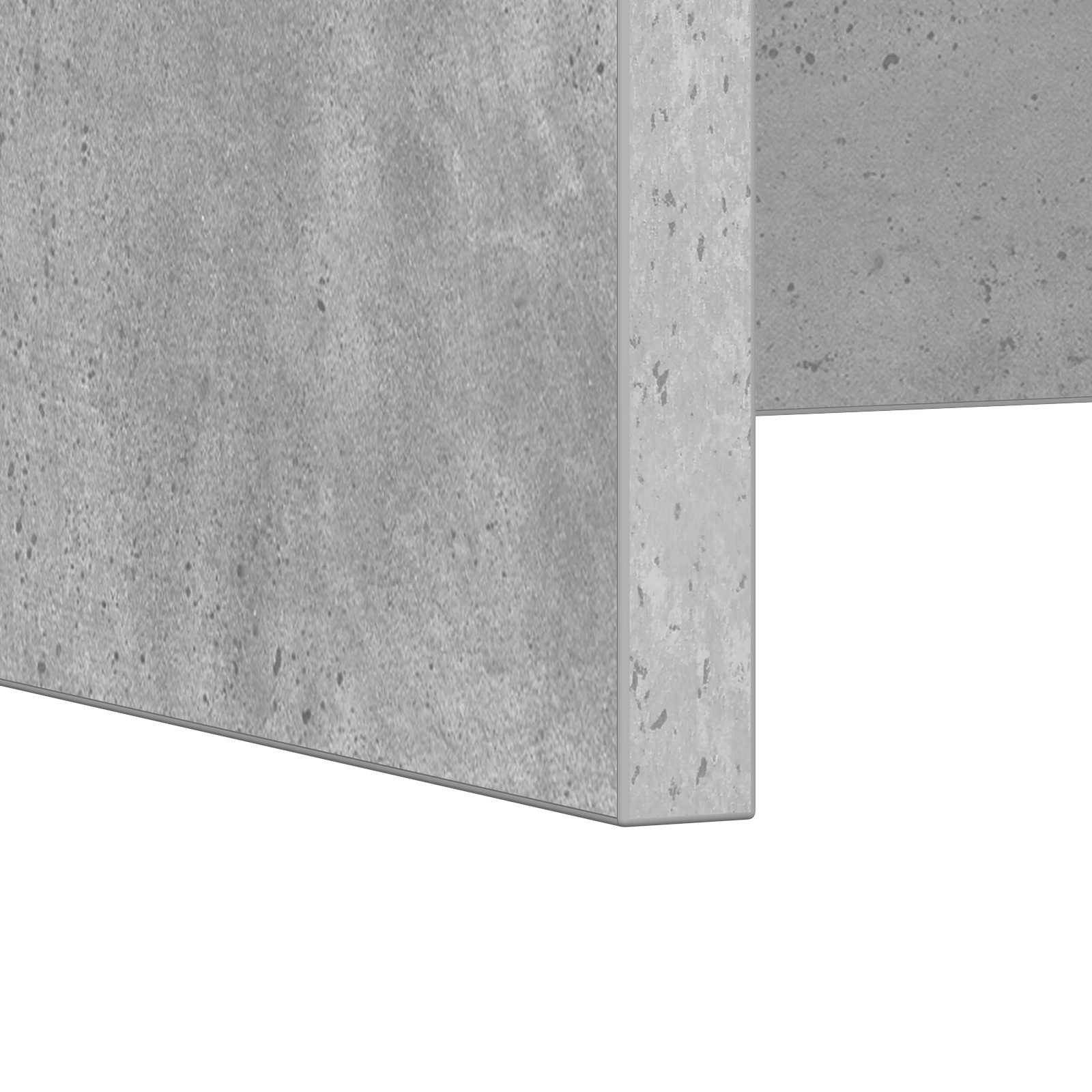 Scrivania a parete Grigio cemento 80 x 45 x 30 cm