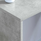 Scrivania a parete Grigio cemento 80 x 45 x 30 cm