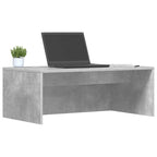 Scrivania a parete Grigio cemento 80 x 45 x 30 cm