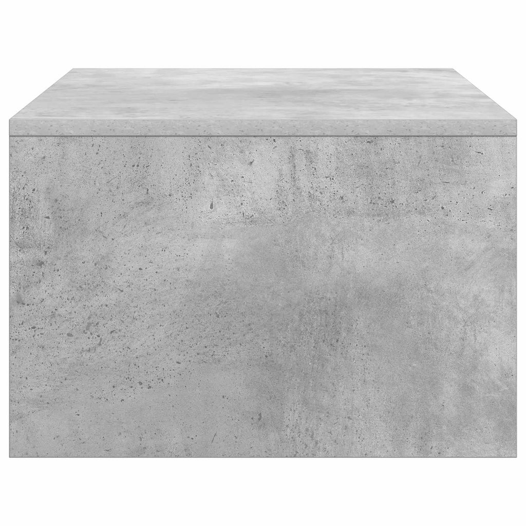 Scrivania a parete Grigio cemento 80 x 45 x 30 cm