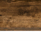 Scrivania a parete Rovere fumé 80 x 45 x 30 cm
