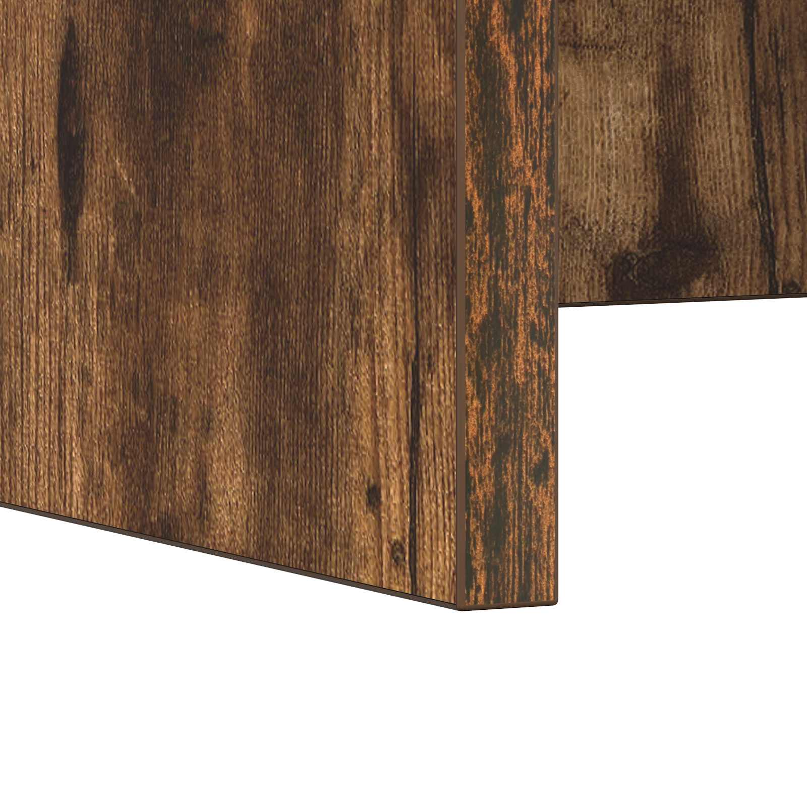 Scrivania a parete Rovere fumé 80 x 45 x 30 cm